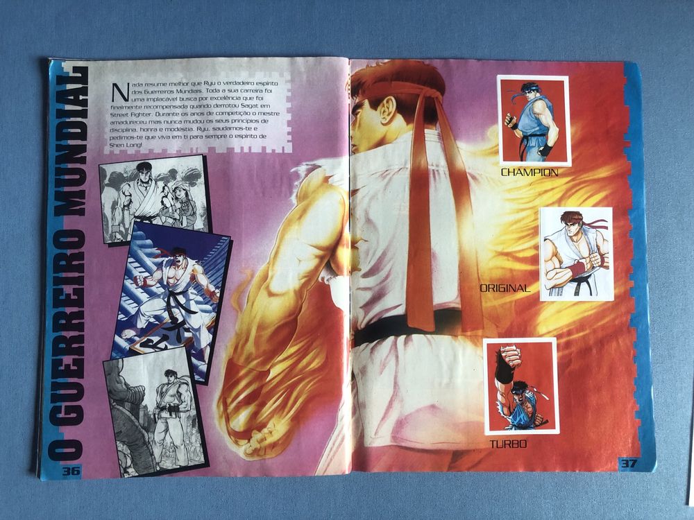 Caderneta completa Capcom Street Fighter 2 Merlin
