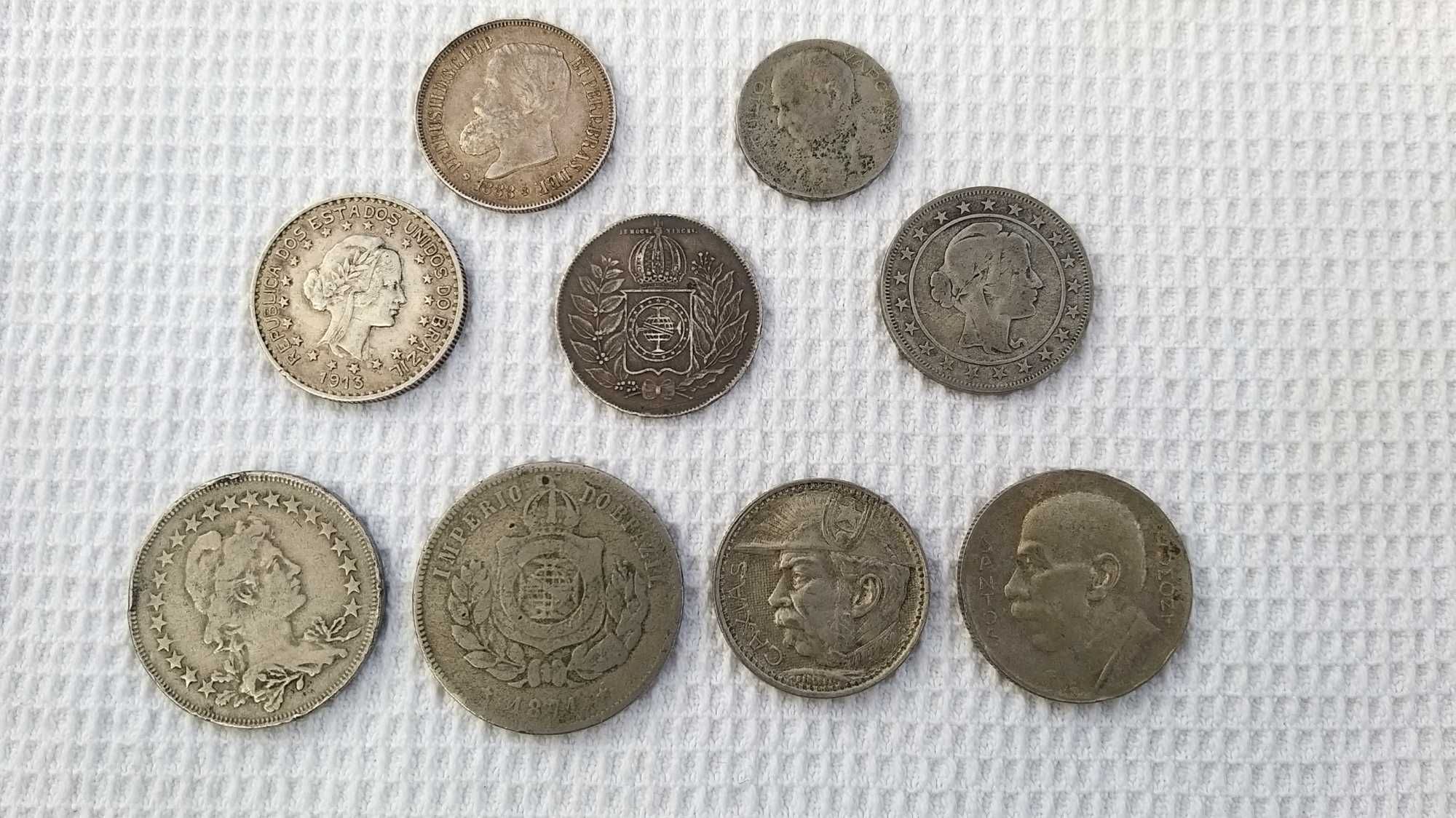 moedas de coleção várias