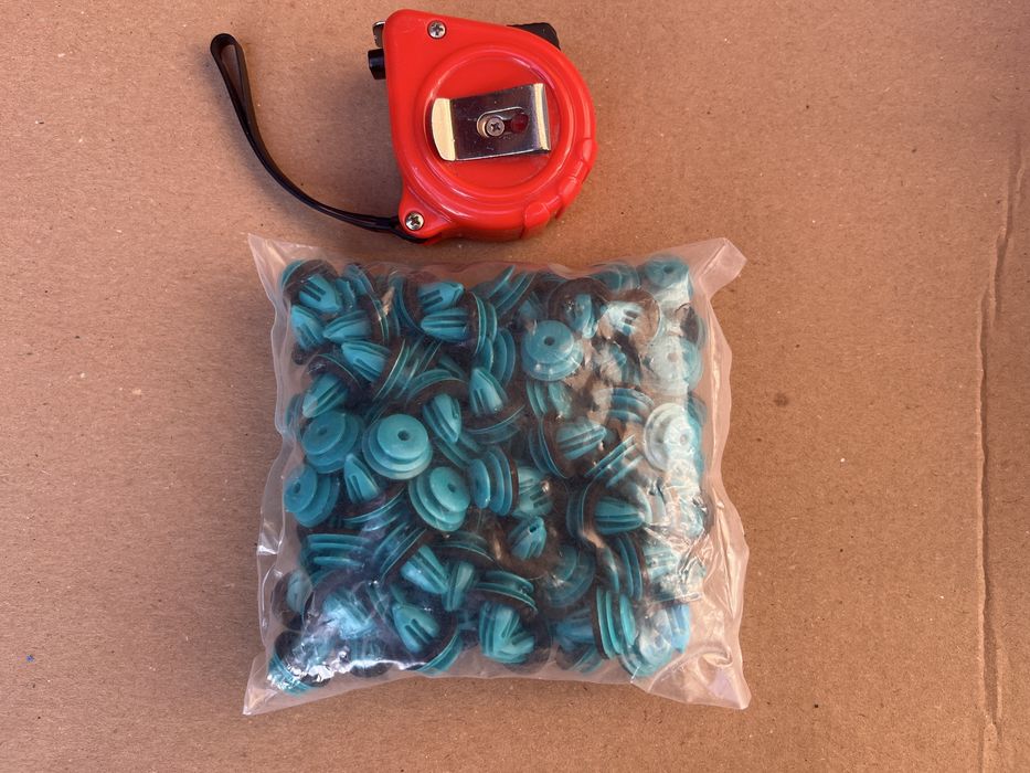 Кліпси з резинкою антискрип  защелки  100 шт