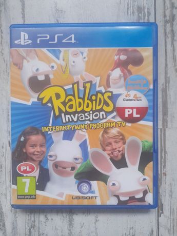 Rabbids invasion-interaktywny program ps4 + Rayman legends PL