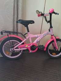 Велосипед дитячий Profi 14 рожевий