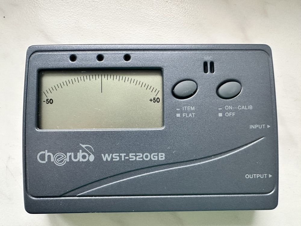 NOWY Tuner gitarowy Cherub WST-520 GB guitar and bass tuner