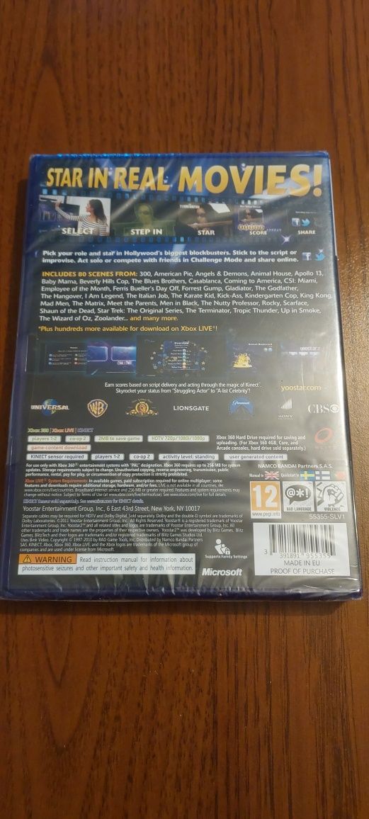 Gra na xbox 360 kinect nowa YOOSTAR 2 IN THE MOVIES