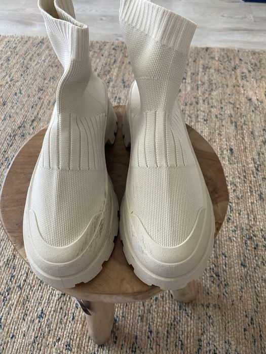 Buty na grubej podeszwie