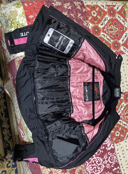 Casaco motard mulher kangroute L