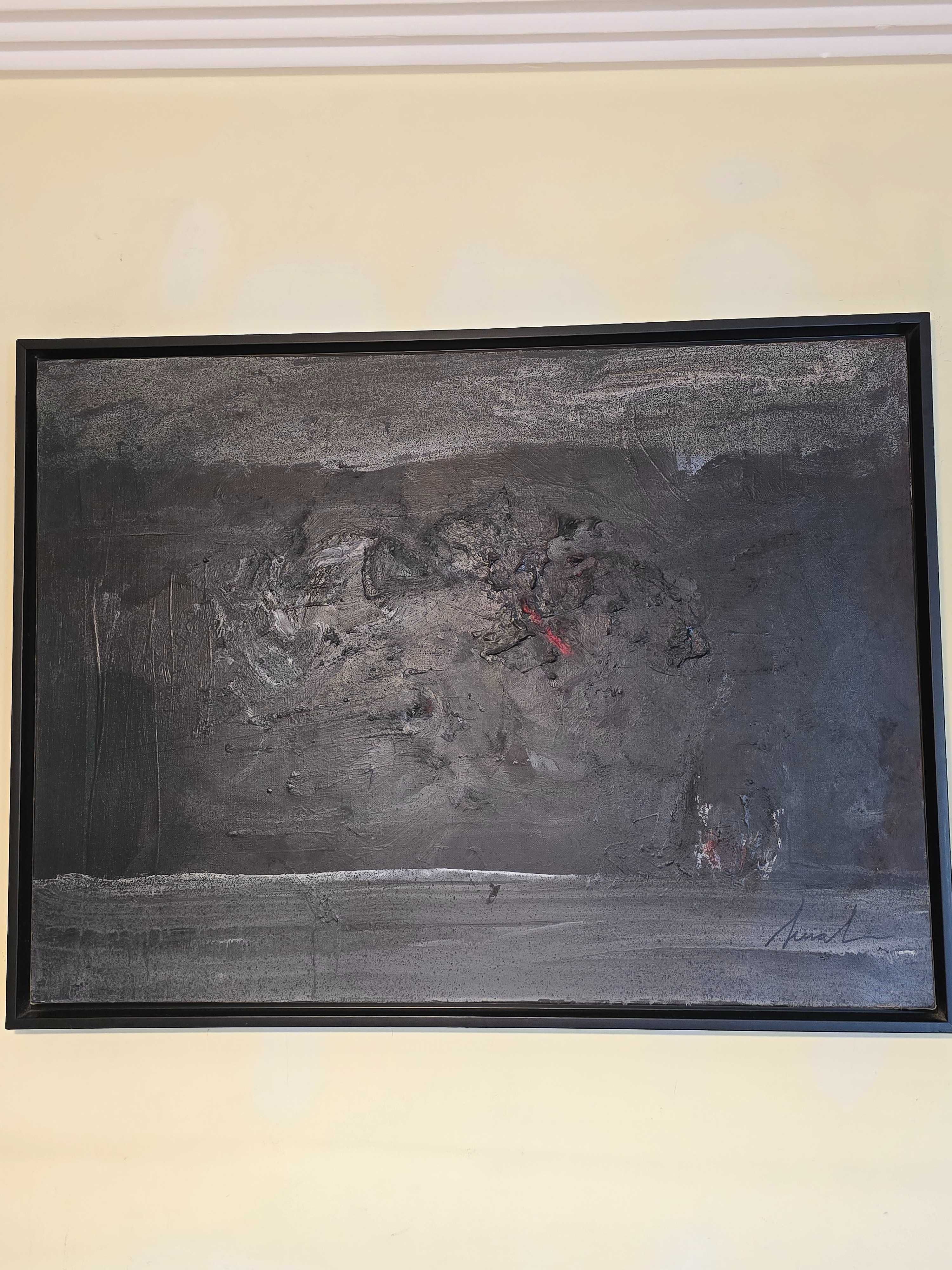 Artur Bual (1926 a 1999) Original Fase Negra 2 Certificado 60 x 80 cm