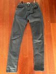 Rurki spodnie Zara granatowe 164 cm slim fit