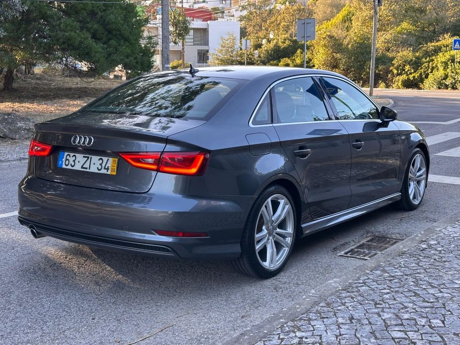 Audi A3 Limousine Sline 1.6 TDI S-tronic Full Extras Bem Estimado 2015