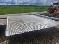 Brama rolowana aluminiowa sze. 459 wys. 340