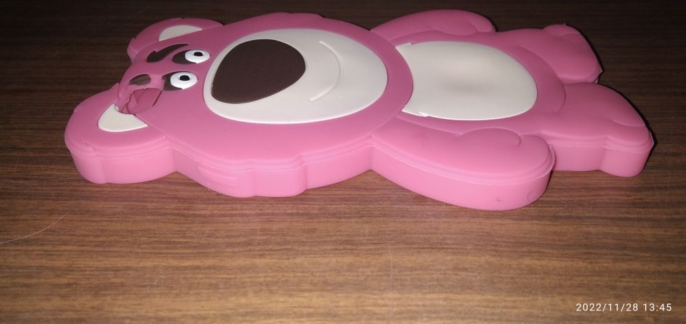 Etui case 3D - IPhone 6 / IPhone 6S - różowy miś