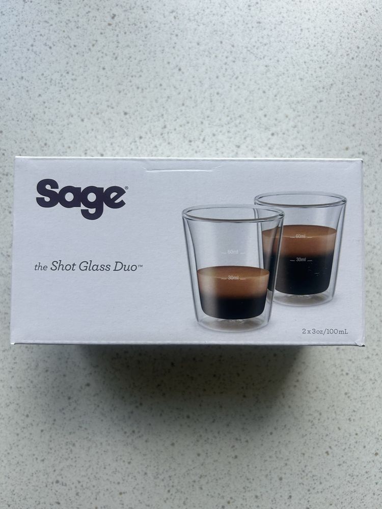 Szklanki Sage Shot Glass Duo 2 szt po 100 ml pojemnosci Nowe