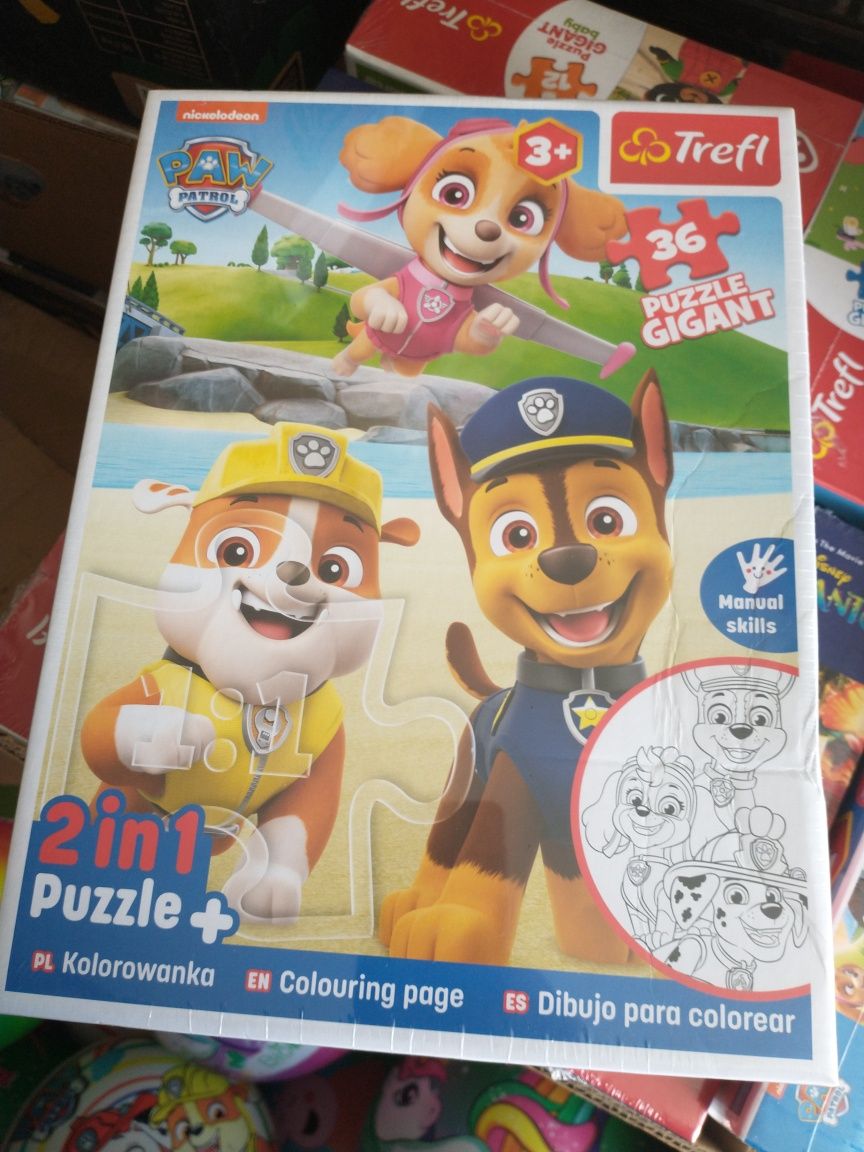 Nowe puzzle gigant psi patrol