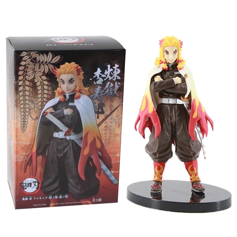 Figura anime 16cm kimetsu yaiba guerreiro agatsuma zenitsu nezuko