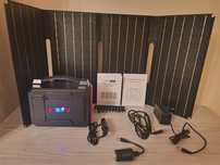 Przenośna stacja ładująca/Powerbank POWKEY R100 (plus  panel solarny)l