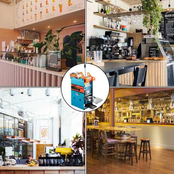 Automatyczna Maszyna do Zamykania Bubble Tea Herbaty Napojów