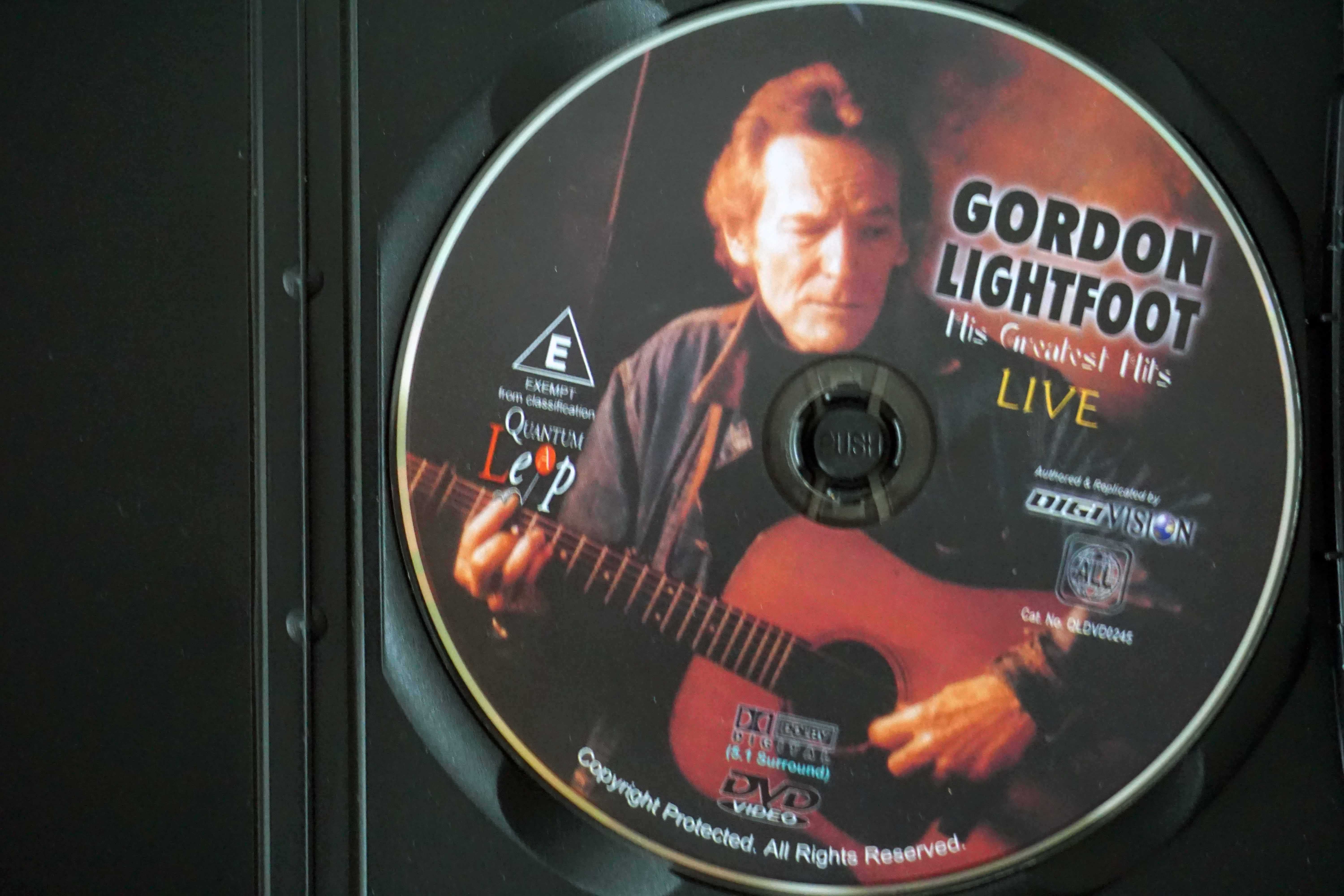 Płyta DVD Gordon Lightfoot his greatest hits Live in Reno Koncert
