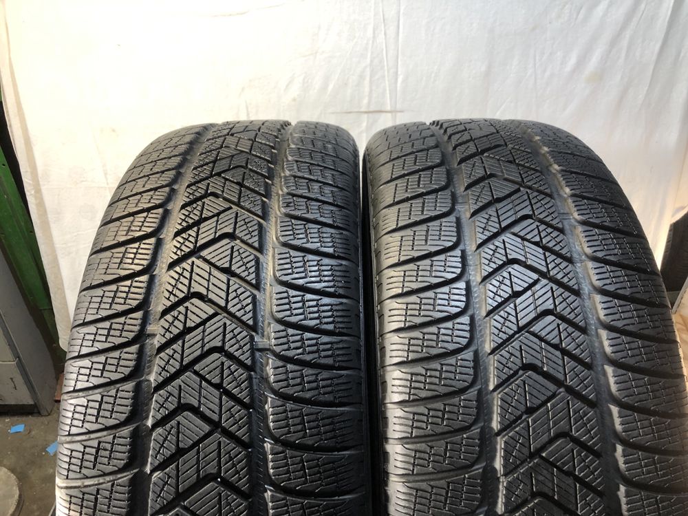 Nr4 2 opony zimowe Pirelli scorpion winter 255/55/19 7,56mm bieznika