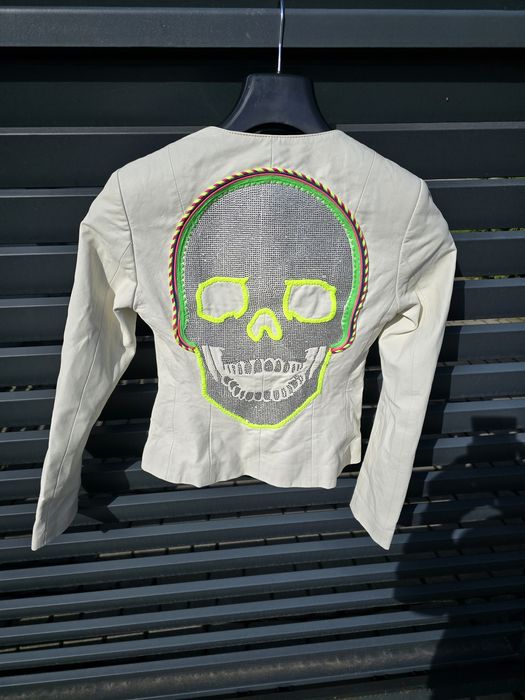 Kurtka skórzana skóra Philipp Plein S