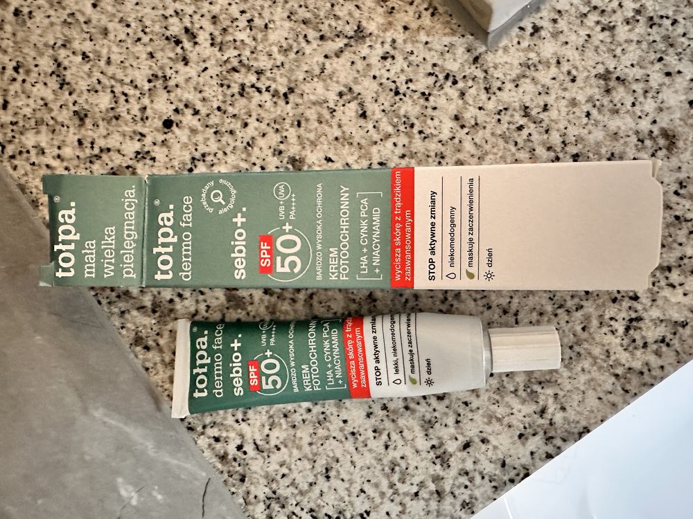Tołpa spf 50 użyty dwa razy