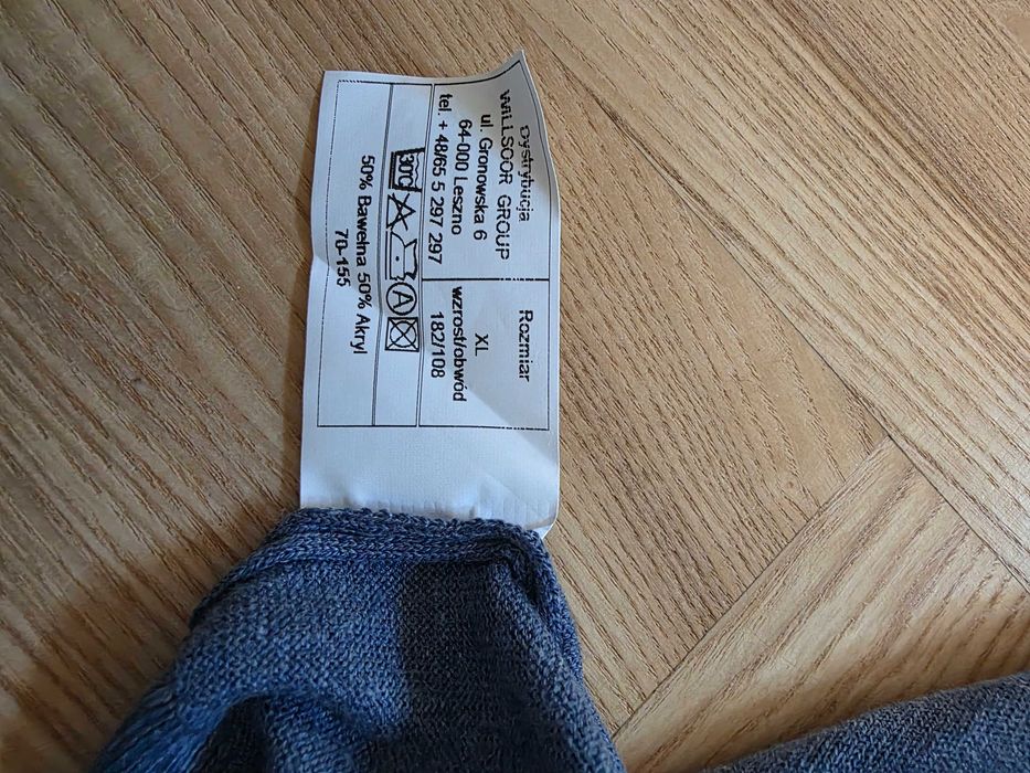 Sprzedam nowy sweter męski rozmiar XL , m-ki Willsoor