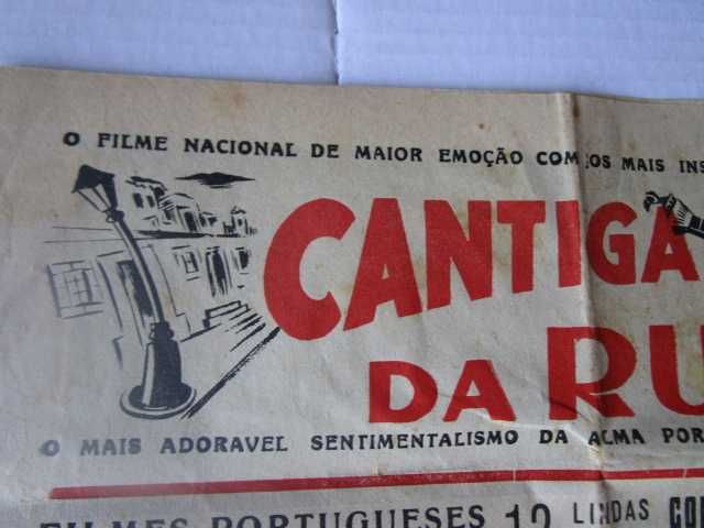 Cantiga da Rua Filme  jornal programa ? muito raro