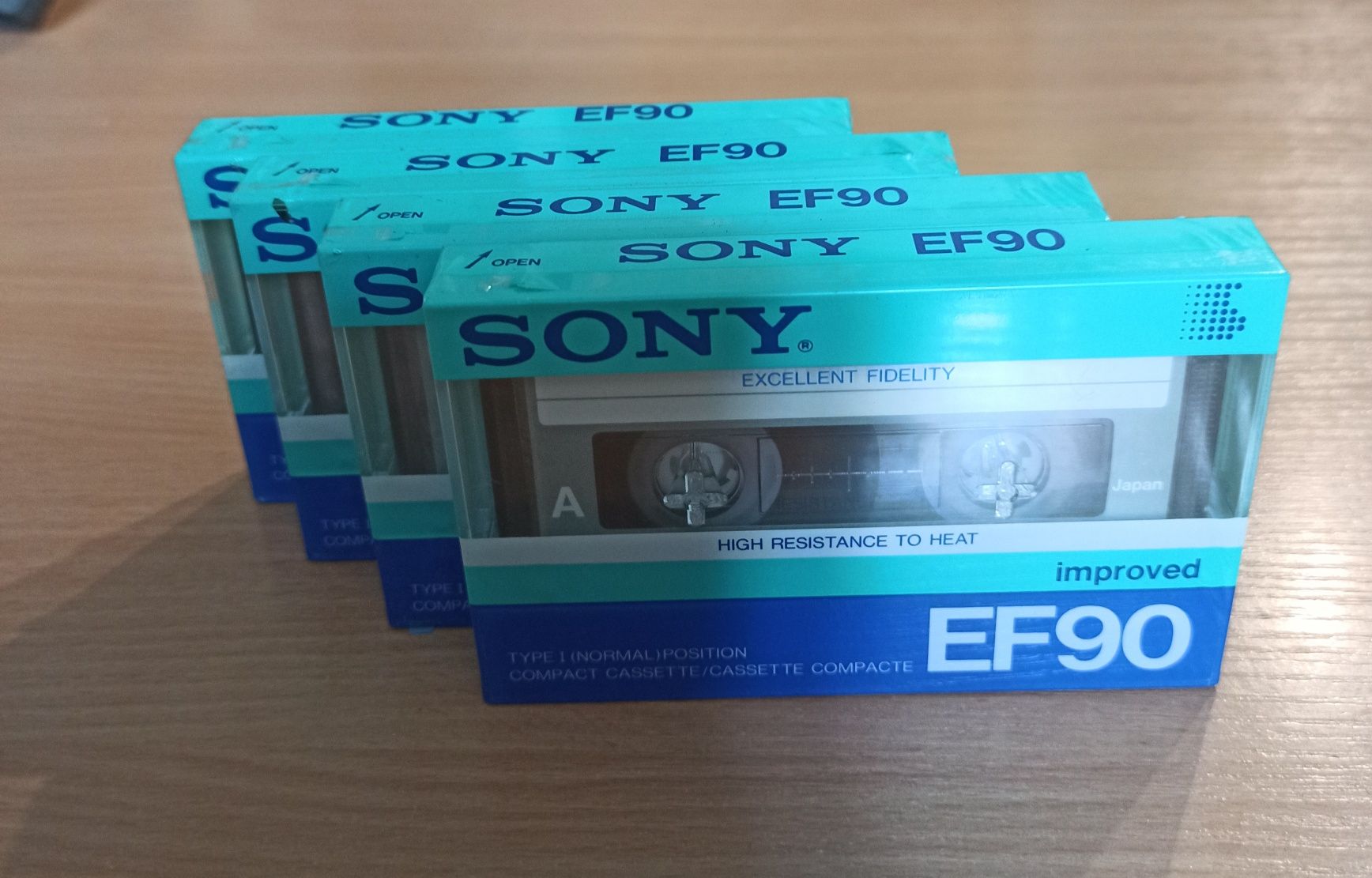 Аудиокассета SONY EF90 improved (1986г.)