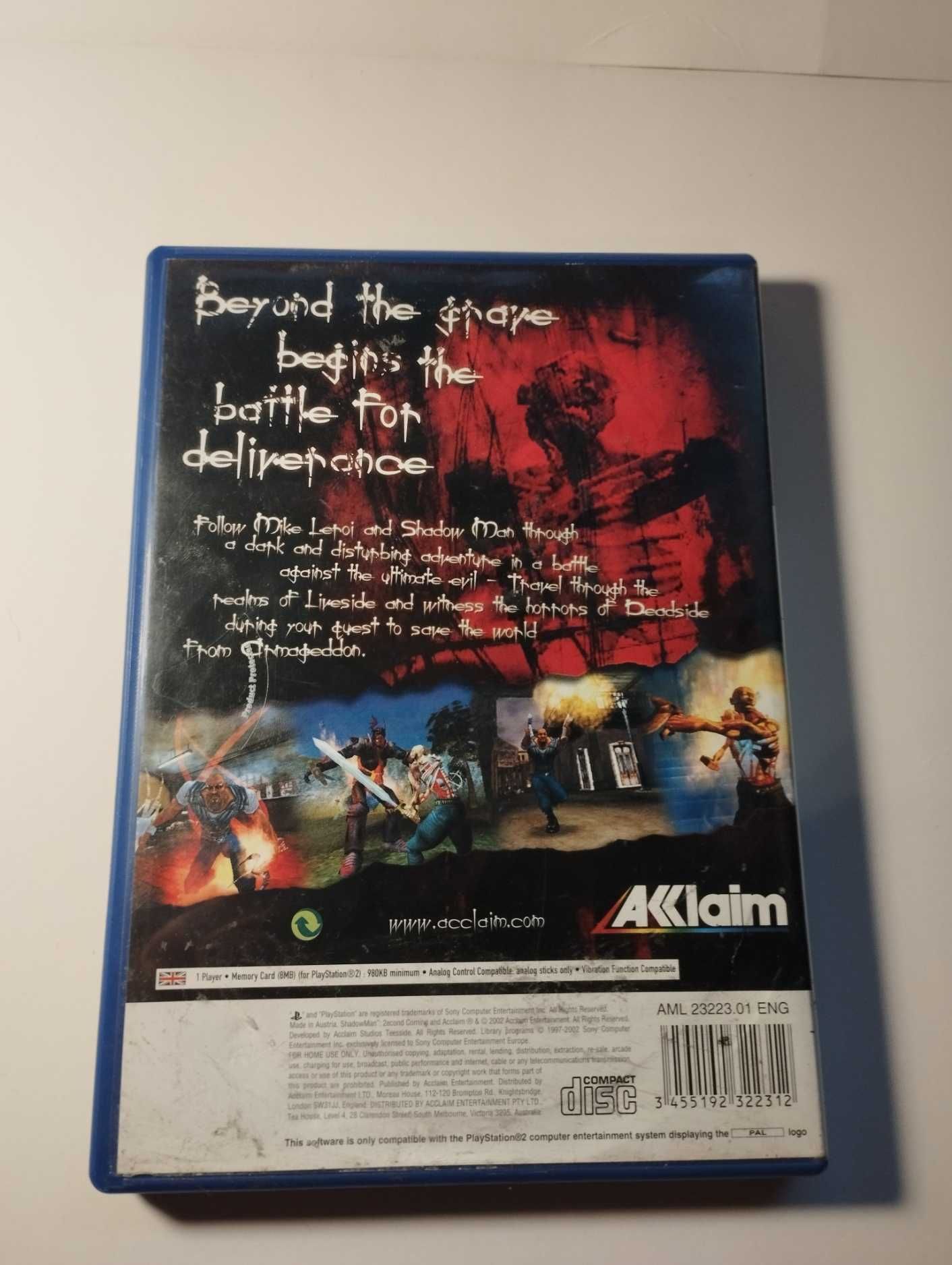 Gra Shadow Man: 2Econd Coming Ps2 Playstation 2