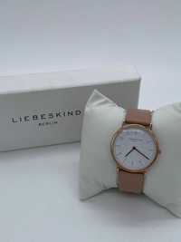 Złoty Beżowy klasyczny kobiecy damski zegarek  Liebeskind  LT-0166-LQ
