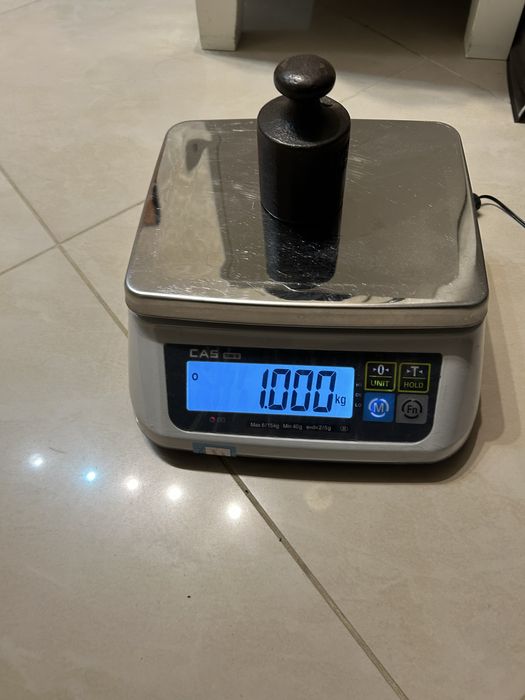 Waga sklepowa Cas Sw II do 15 kg legalizacja wazna do 2027r