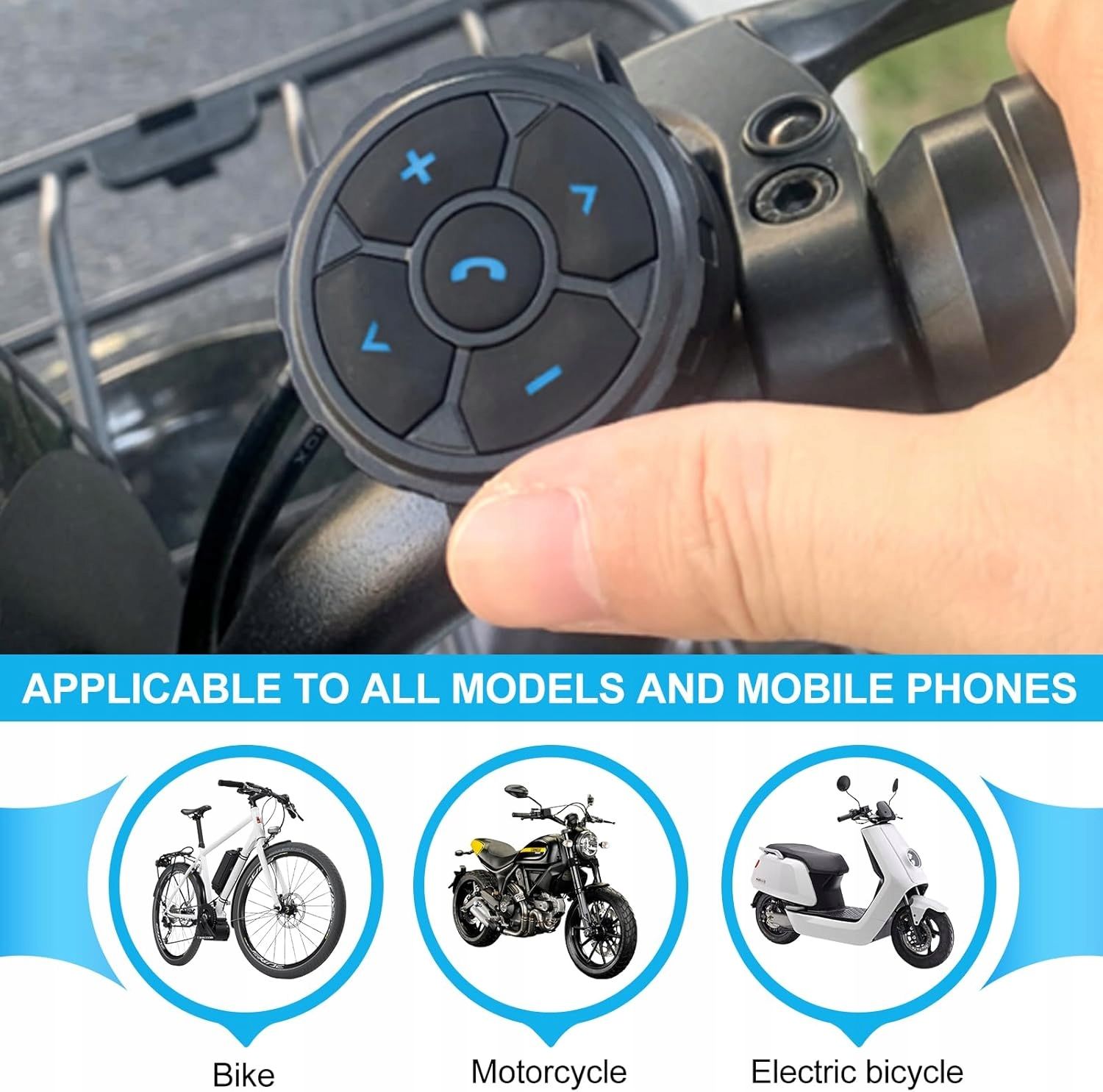 Bezprzewodowy Pilot Kontroler Multimedialny Bluetooth do Telefonu