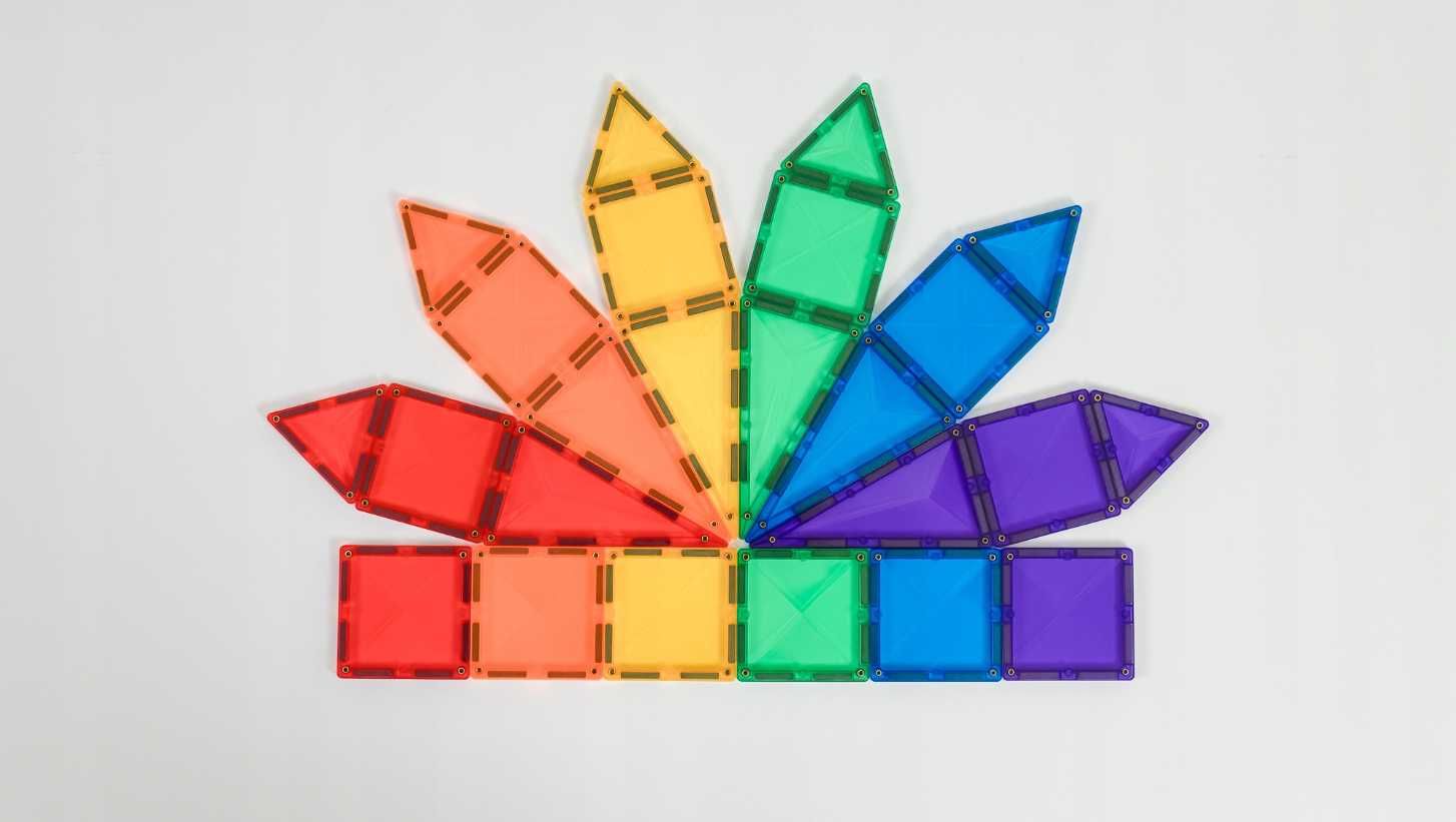 24 el. klocki magnetyczne start Rainbow Mini Pack Connetix