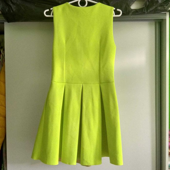 Seledynowa żółta sukienka na wesele imprezę 36 lub na 13 lat