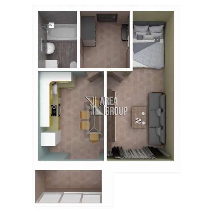 RED FRIDAY! -25$/м2 Однокімнатна квартира на Мікрорайоні SMART FORT