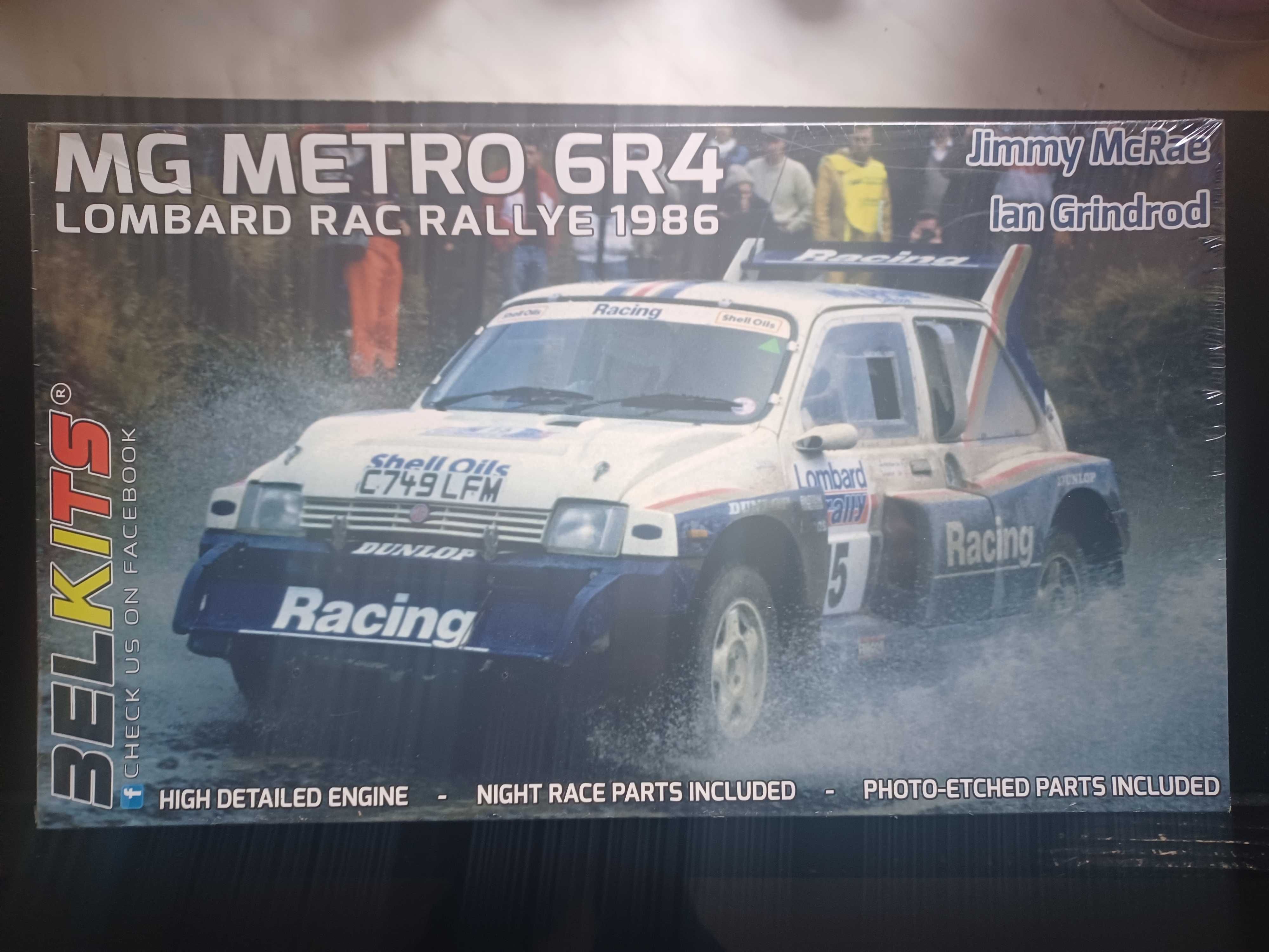 BELKITS 016 - 1:24 MG Metro 6R4 Lombard Rac Rallye 1986 - Jimmy McRae