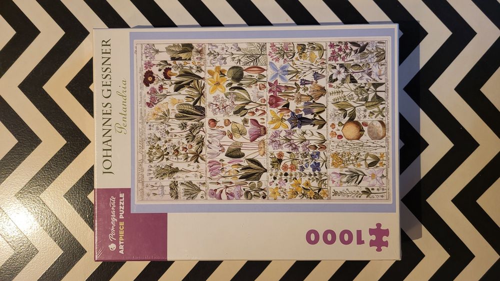 Puzzle z ryciną botaniczną