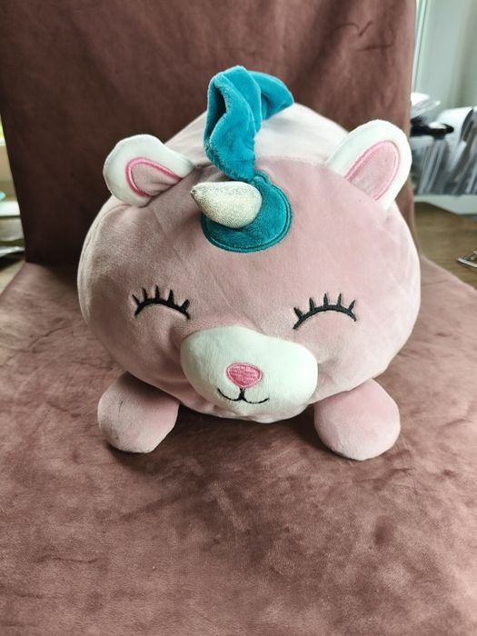 Duża pluszowy jednorożec pluszak poduszka 33
