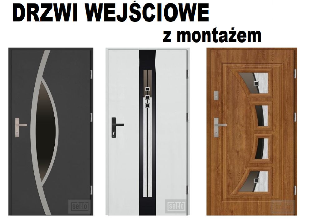 Drzwi ZEWNĘTRZNE stalowe -metalowe,ocieplone do domu, mieszkania