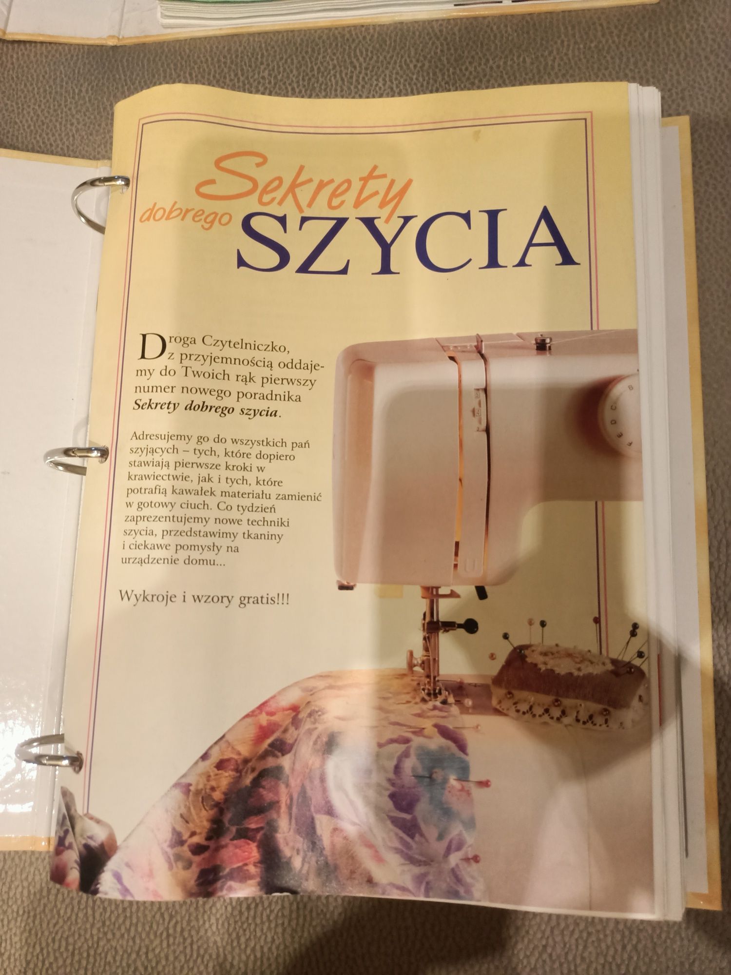 Sekrety dobrego szycia -2segregatory+10 modeli