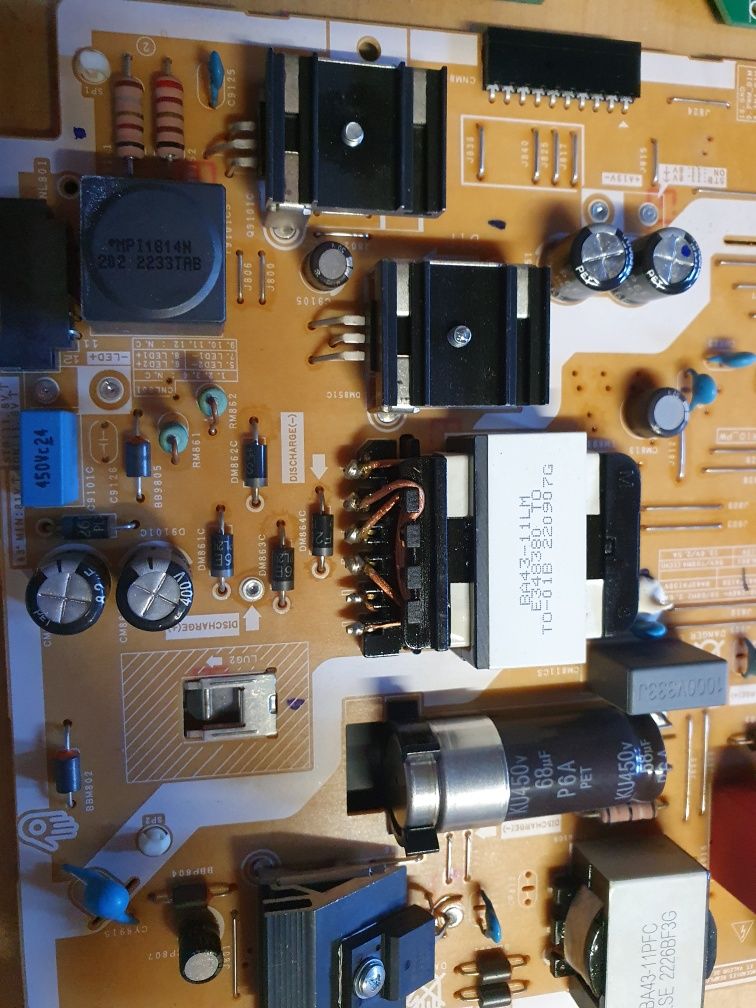 Płyta główna zasilająca telewizora Samsung