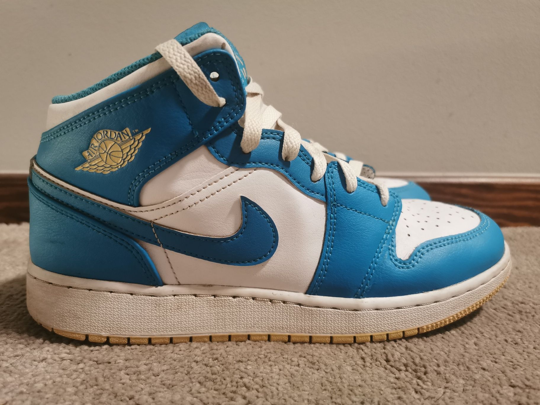 Nike Air Jordan 1 Mid Aquatone r. 38.5