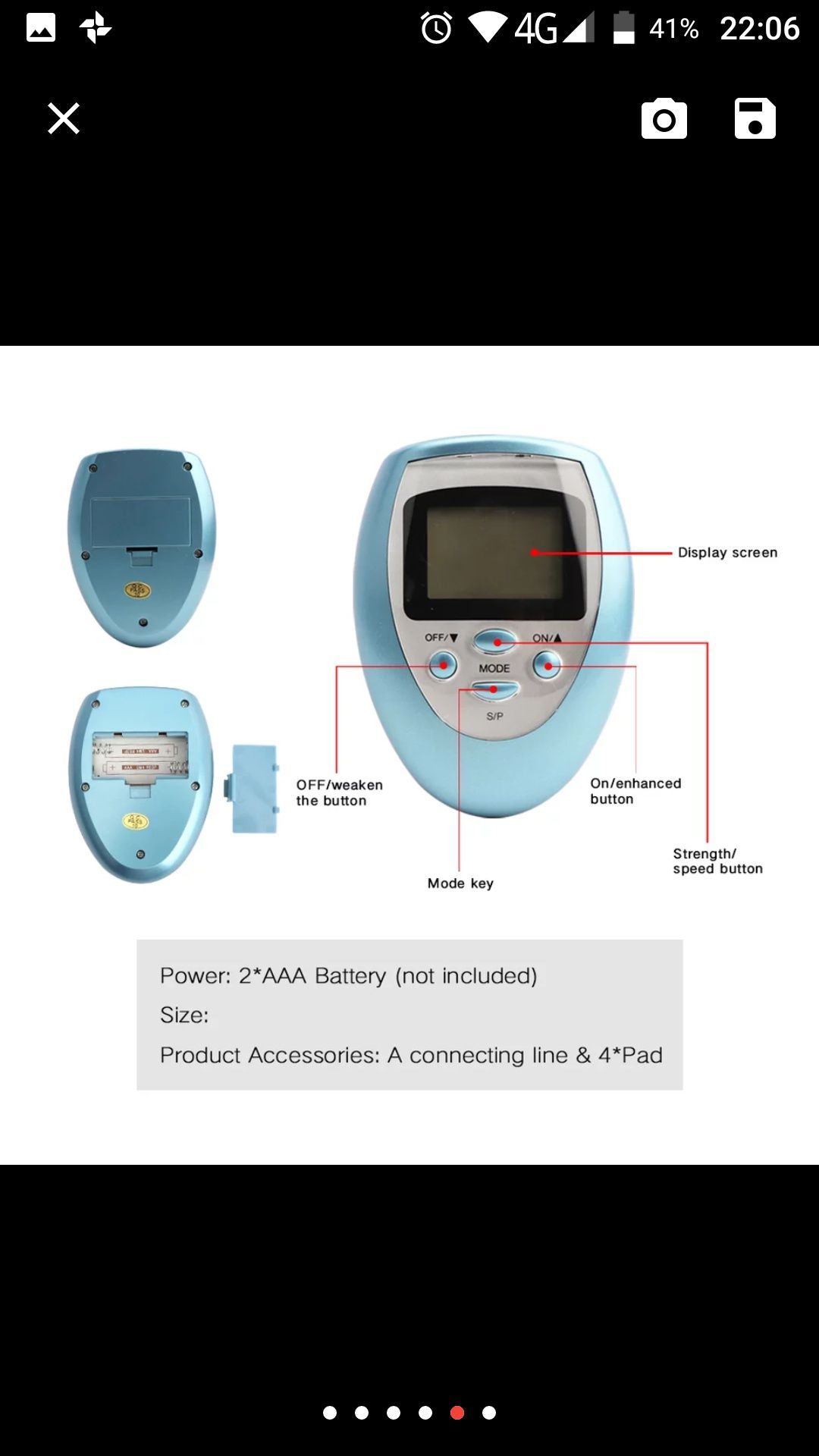 Digital Máquina de Fisioterapia Massagem