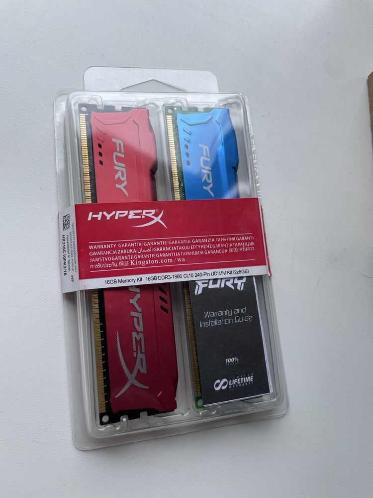 Оперативка ddr3 2x4 1600