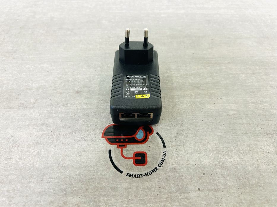 PoE 48 12В инжектор сплиттер блок питания для камеры видеонаблюдения