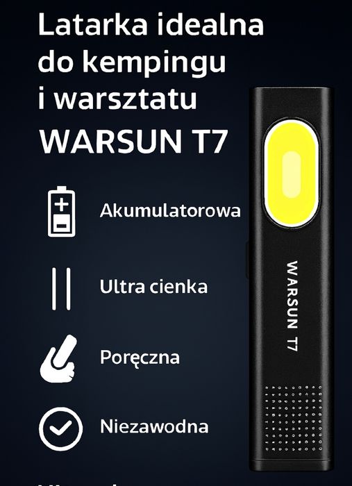 Latarka akumulatorowa Warsun T7