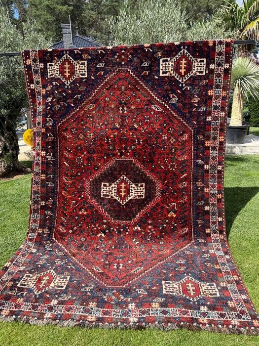 Dywan Perski Vintage Ręcznie Tkany Iran Shiraz 310x210 galeria 14 tys
