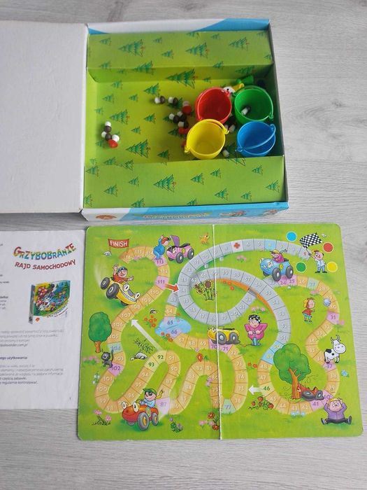Zestaw gier "Grzybobranie" i "W sklepie, w ogródku"
