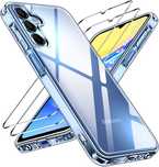 IVOLER pancrene etui do Samsung Galaxy A15 4G A15 5G 2x szkło