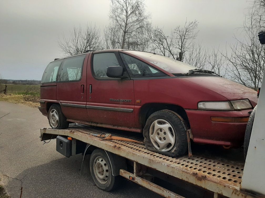 Pontiac trans sport 2.3 16v 101kw 137km 93-96r na części sanki maska