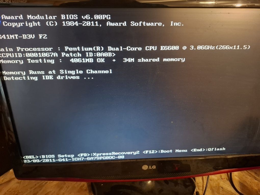Zestaw komputerowy intel e6600 4 GB DDR3 GA-G41MT