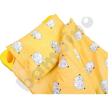 Poszewka na kołdrę żółta Moje Bambino 70 x 120 cm